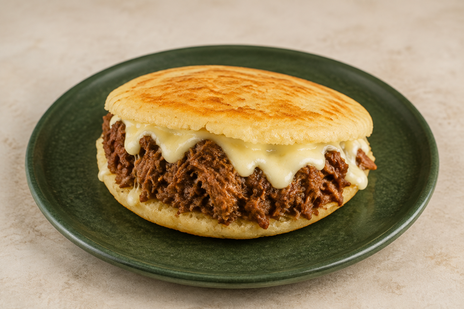 AI-generated illustration: Pelúa arepa